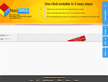 Tablet Screenshot of neosetup.com